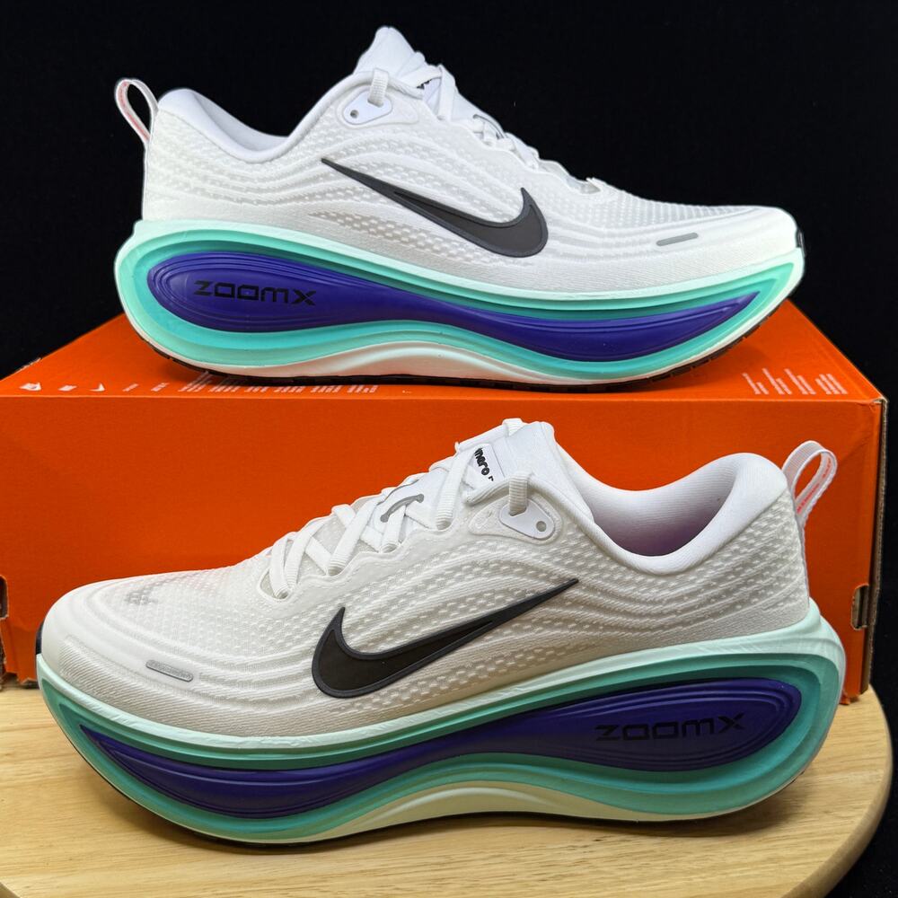 Size 10 - Nike Vomero Plus White Black Bright Concord HV8150-104 Men’s NEW